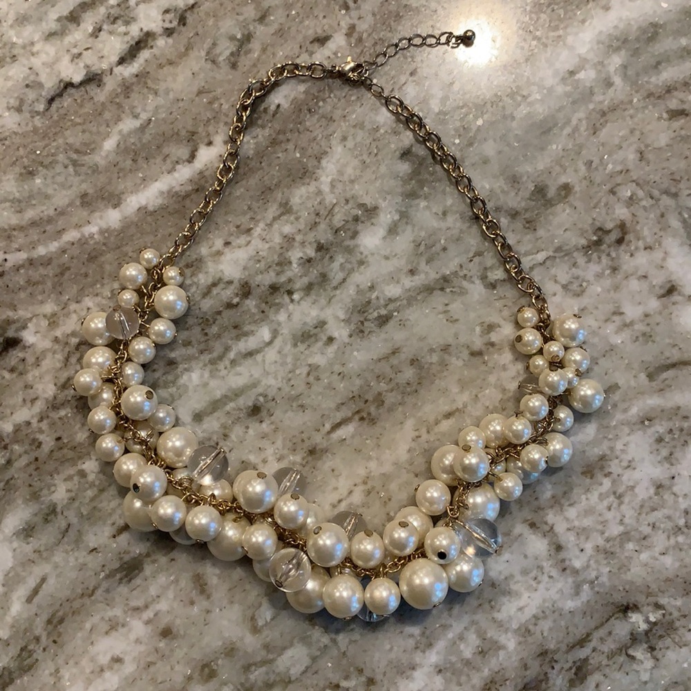 Pearl statement necklace
